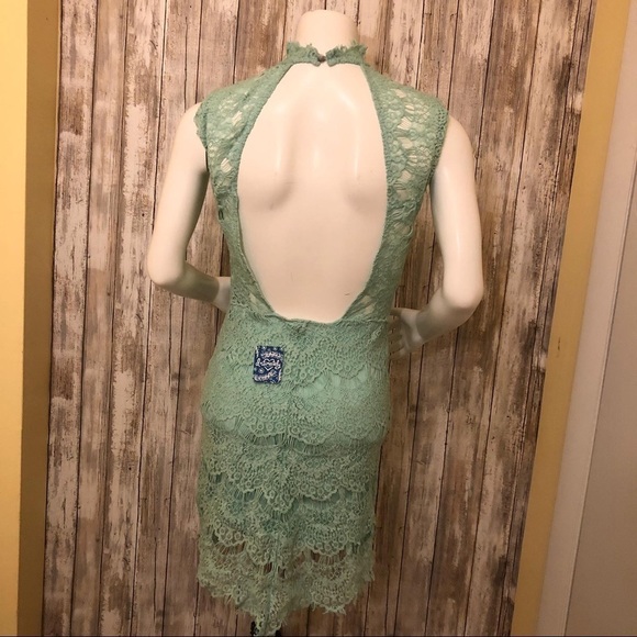 NWT Free People  Lace  Party Mini Dress - Picture 3 of 3